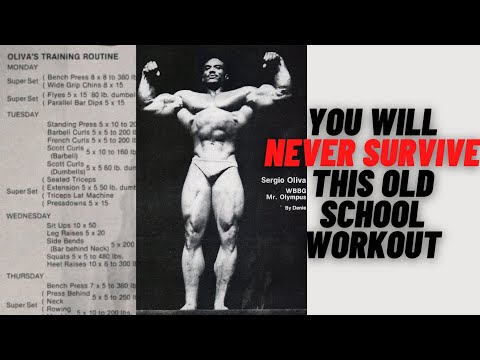 You Will Never Survive This Old School Workout!