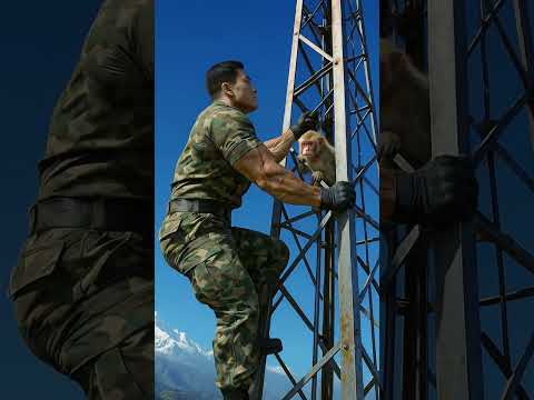 Monkey Trapped on Tower – Watch Nepali Army’s Brave Rescue!