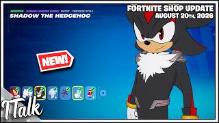 Fortnite Shop *NEW* SONIC COLLAB IN FORTNITE! [August 20th, 2026] (Fortnite Chapter 7)