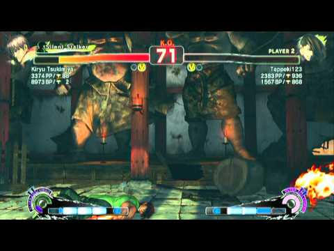 SSF4 AE: Kiryu Tsukimiya(Guy) vs Teppeki123(Yang) - HD 720p