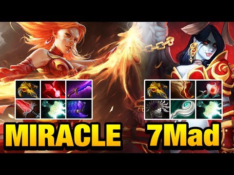 Miracle- [Lina] vs Coach 7Mad [QoP] I'm Not the first 10k mmr Feelsbadman
