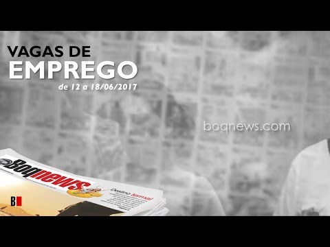 Vagas de Emprego de 12 a 18/06