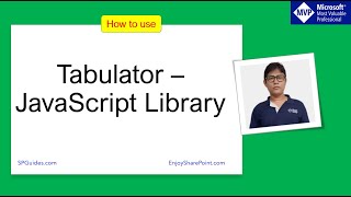 tabulator js tutorial | tabulator js example