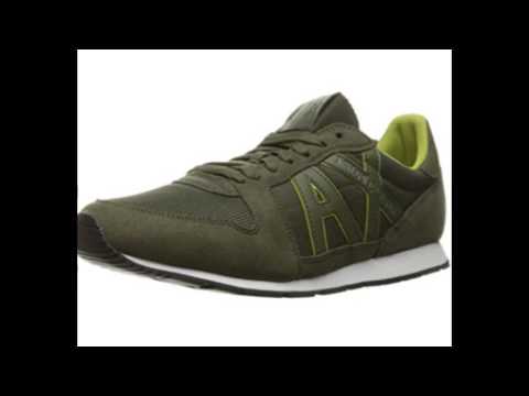 A|X Armani Exchange Men's Retro Running Sneaker Fashion Sneaker