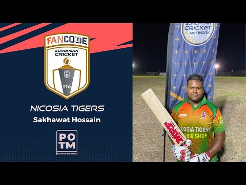 MOM: S.Hossain - AMD vs NCT | Highlights | FanCode European Cricket T10 Cyprus Day 9 | Cyprus 2021