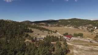 Drone flying at Greoliere les Neiges