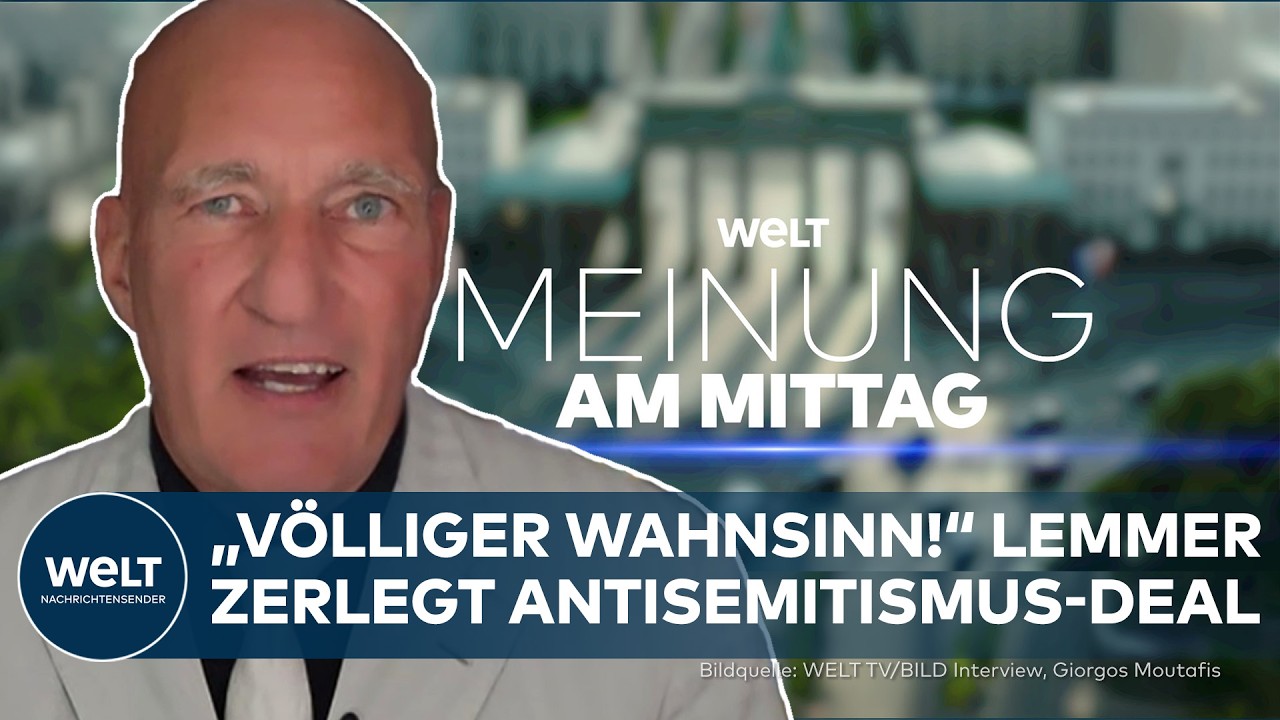 BERLIN: „Völliger Wahnsinn!“ Christoph Lemmer zerlegt Antisemitismus-Deal von Rot-Grün-Rot | MEINUNG