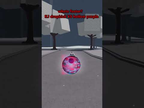 KJ Dropkick VS GOJO Hollow Purple Race