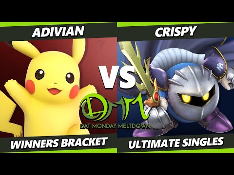 DAT MM 262 - Adivian (Pikachu) Vs. Crispy (Meta Knight) Smash Ultimate - SSBU