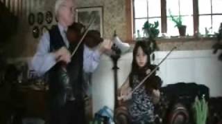 Julia Frölich 9 year birthday and Leopold Wallin plays 3 swedish Folkmusic
