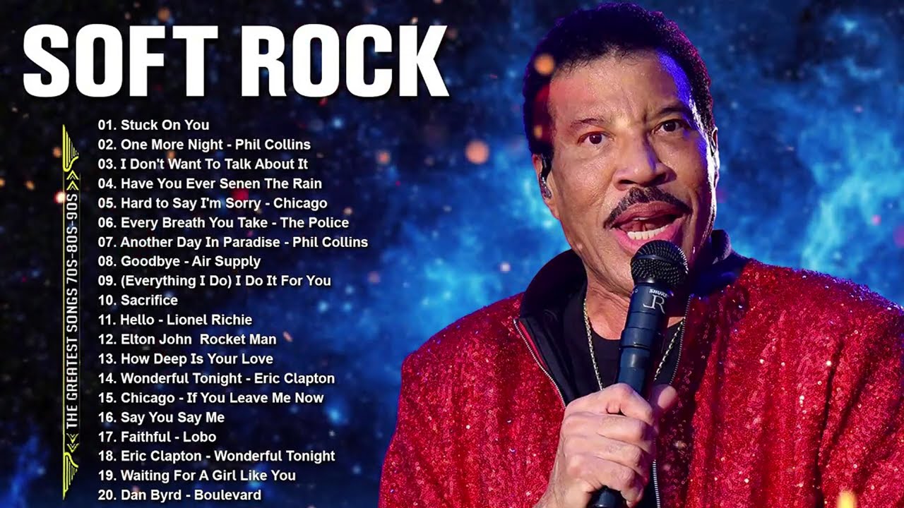 Lionel Richie, Bee Gees, Michael Bolton,Phil Collins,Eric Clapton | Soft Rock 70s 80s 90s Love Songs