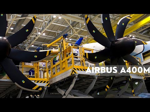 Huge Airbus A400M Assembly Line