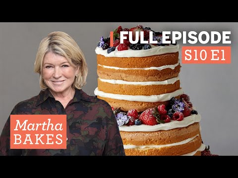 Martha Stewart Decorates Cakes | Martha Bakes S10E1 "Adorned Cakes"