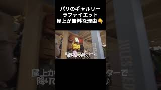 ギャルリーラファイエットが無料な理由 #フランス旅行  #フランス観光  #パリ観光
