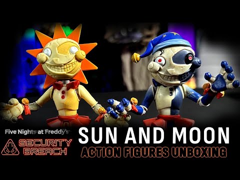 FNAF Sun and Moon Action Figures