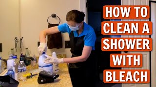 How to Clean a Shower with Bleach - Moldy Shower Pro Cleaning Tips