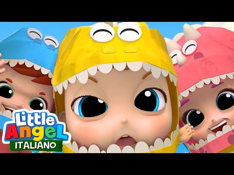 Siamo Piccoli Dinosauri, Argh 🙌😤 Cartoni Animati & Canzoni Bambini | Little Angel Italiano
