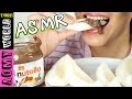 NUTELLA VS KOREAN MELON ASMR Eating Sounds NO TALKING AomyWorldTUBE YUMMY