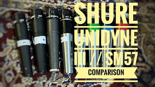 Video thumbnail for Shure Unidyne III 545D / 545SD / sm57 Comparison by Ed S