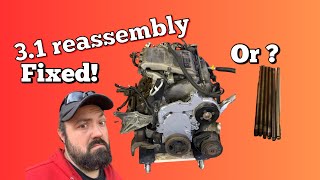 Installing the timing set on the 3.1 and reassembling everything. OR SO THAT WAS THE PLAN !