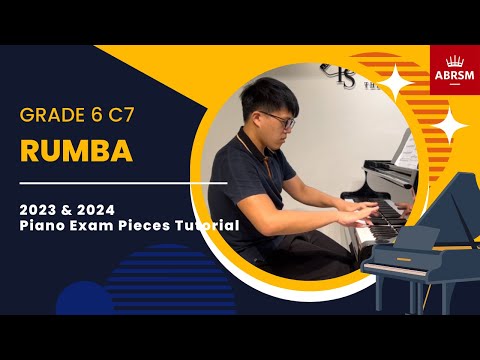 【ABRSM Piano Syllabus 2023 & 2024】Grade 6 C7 Rumba Toccata