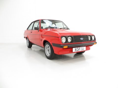 A Ford Escort Mk2 RS2000 Pre Custom in Immaculate Low Owner Condition - SOLD!