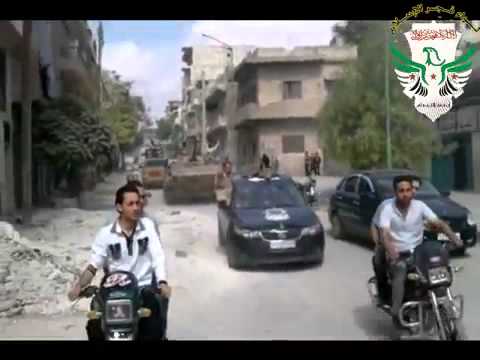 اقتحام لواء فجر الإسلام لحاجز الدلة والسجن في مدينة معرة النعمان