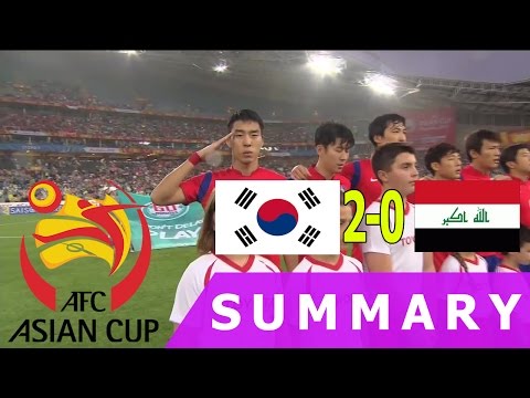 South Korea Vs Iraq 2-0 | Goals & Highlights | AFC Asian Cup 26-01-2015 | 한국 2-이라크 0 (아시안 컵 2015)