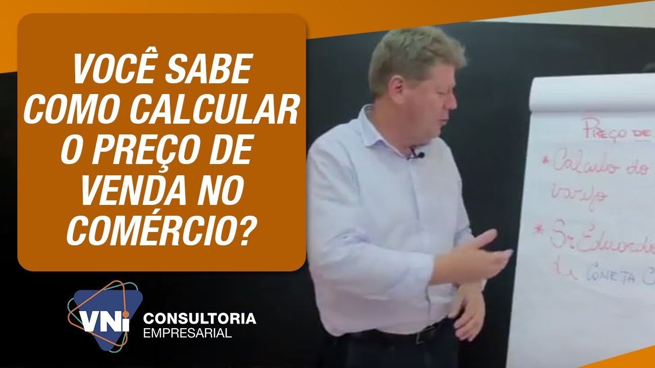 Como calcular preço de venda  - Comércio