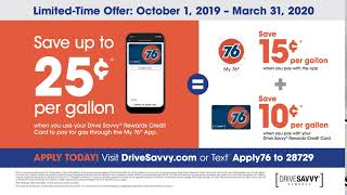 Drive Savvy Rewards - My 76 App