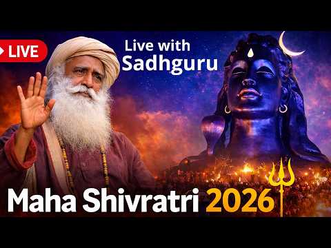 🔴LIVE: Maha Shivratri 2026 Live with Sadhguru at Adiyogi | Isha Foundation Night Celebration