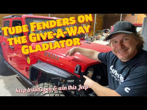 Dirt Daily. Adding Tube Fenders to the Give-A-Way Gladiator