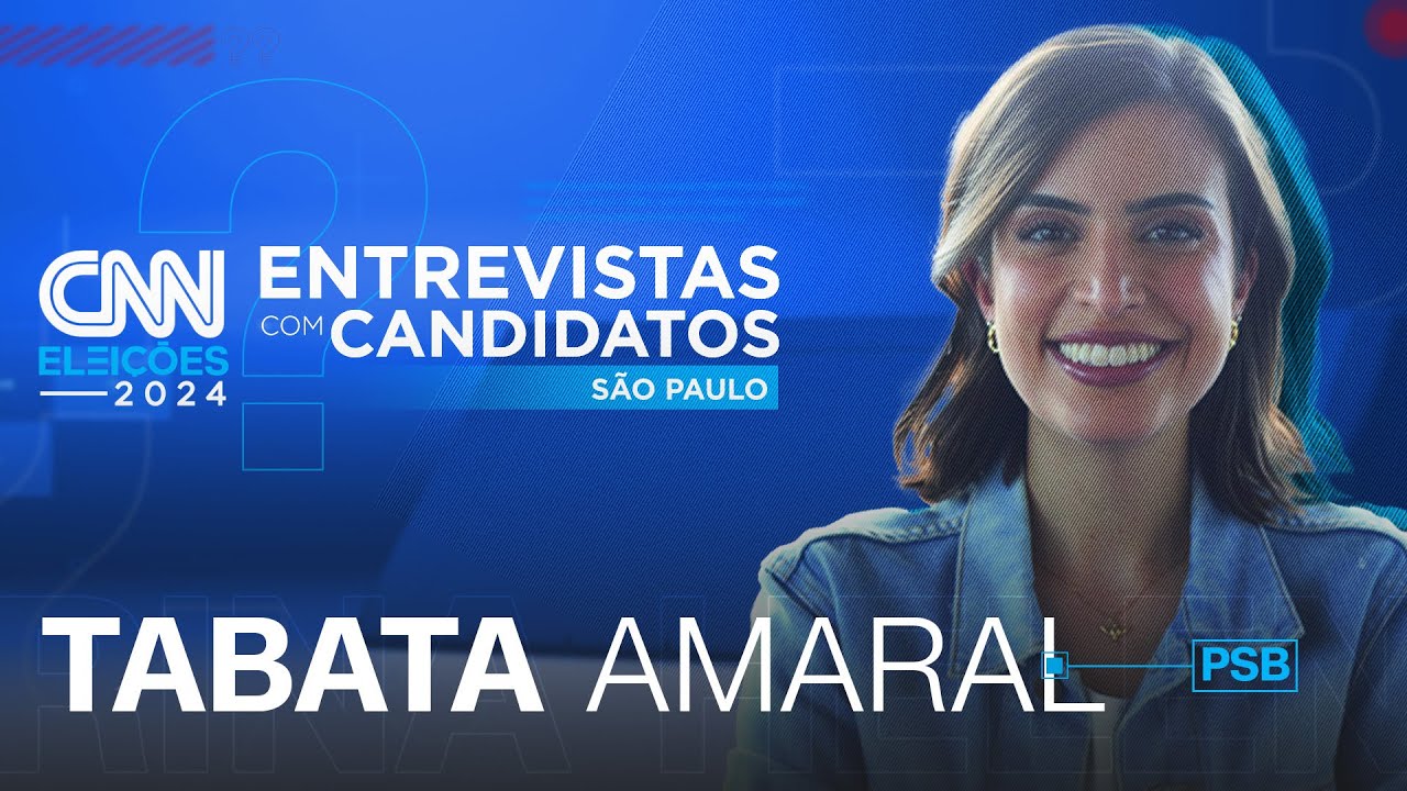 Tabata Amaral (PSB) | CNN Eleições: entrevistas com candidatos - São Paulo
