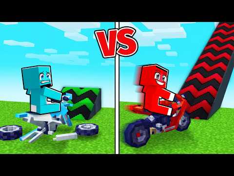 FAKİRDEN ZENGİNE ARABA RAMPASI YAPTIM !! - Minecraft