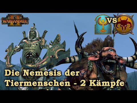 Nemesis der Tiermenschen! vs Gruftkönige - Total War: Warhammer 2 deutsch