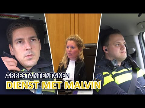 Politie | Arrestantentaken | Paleis van Justitie Den Bosch | Een dienst mee met Malvin.