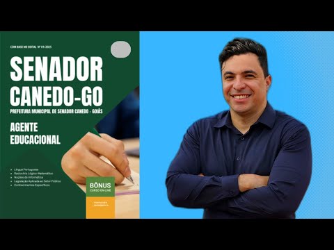 Apostila Concurso Prefeitura de Senador Canedo - GO 2025 - Agente Educacional