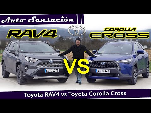 Comparativa Toyota Rav4 2023 vs Toyota Corolla Cross 2023. La competencia en casa ¿Cual es el mejor?
