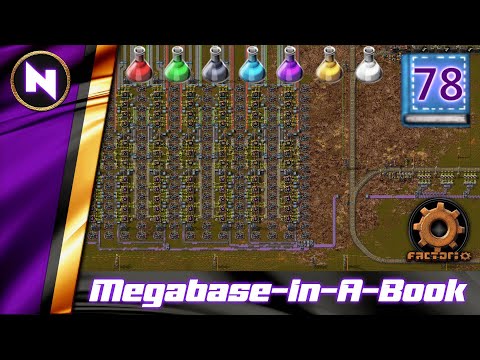Possible to just add 2700 Purple Science / min ? | #78 | Factorio Megabase-In-A-Book Lets Play