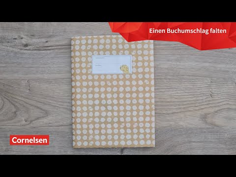 Einen Buchumschlag selber falten