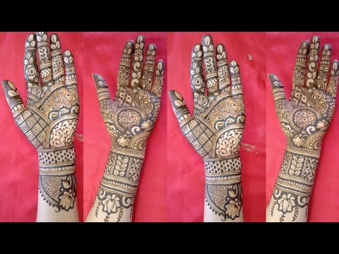 easy full front hand mehndi designs/simple mehndi designs/new mehndi designs 2024#mehndi#hennaartist