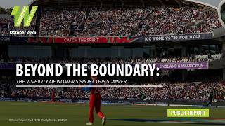 Women's Sport Trust | Beyond the Boundary – Visibility Report Webinar (Oct 2026)