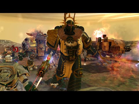Dark Angels vs Death Guard vs Thousand Sons - Unification Mod - Warhammer 40K Dawn Of War Soulstorm