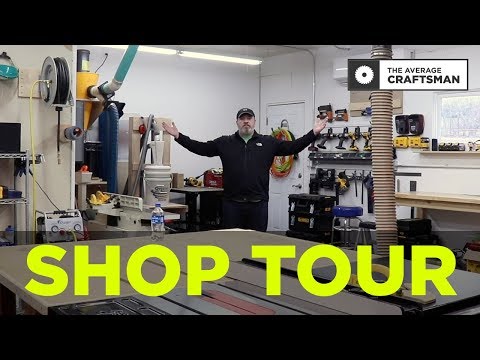 2019 Two Car Garage Woodworking Shop Tour!