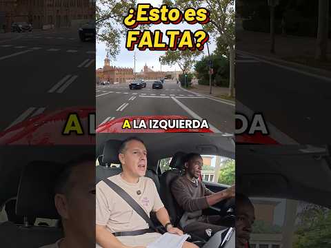 ¿Esto es FALTA? 🤔 #aprenderaconducir #practicasdecoche #autoescuela #examendecoche