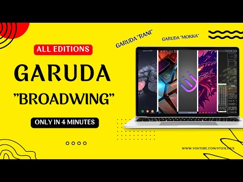Garuda Linux 'Broadwing' Review: All-New Features & Editions!