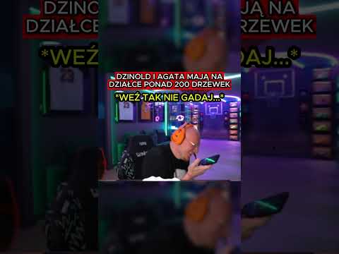 DZINOLD I AGATA MAJĄ NA DZIAŁCE PONAD 200 DRZEWEK #dzinold #mrdzinold #bungee #działka #drzewa