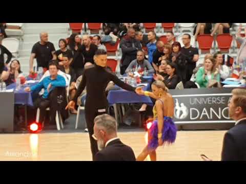 Levchenkov Nikolay & Marie Denigot ( Rumba) 1/2 finale - Ch de France Mulhouse.