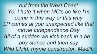 Lootpack - Speaker Smashin&#39; Lyrics