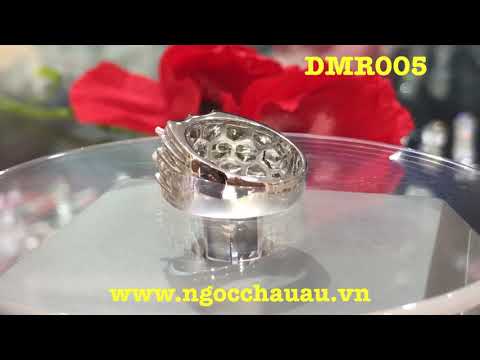 Nhẫn nam kim cương thiên nhiên DMR005